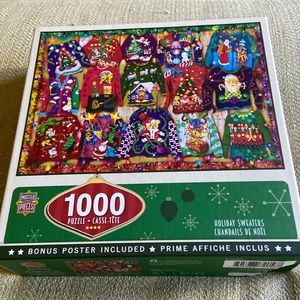MasterPieces Christmas Puzzle - New unopened 1000 piece